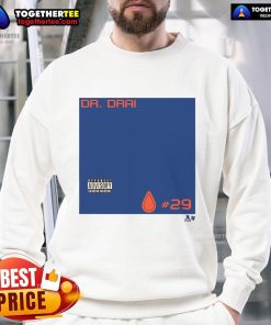 Official Leon Draisaitl Dr. Drai sweatshirt featuring a stylish design and team colors, perfect for fans and supporters.