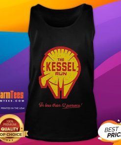 Official Less Than 12 Parasecs Tank Top featuring a stylish design for sci-fi fans and casual wear enthusiasts.