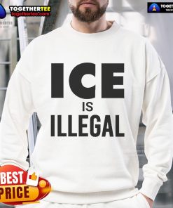 Official LFK HQ Ice Is Illegal Sweatshirt featuring bold text design and cozy fabric for stylish warmth.