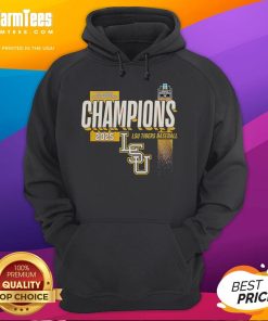 Official LSU Tigers 2025 Championship Limited Edition Hoodie in purple and gold, showcasing team pride and style.