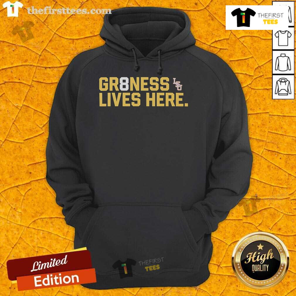 Official Lsu Tigers Baseball National Champions Gr8Ness Lives Here Logo Hoodie Official LSU Tigers Baseball National Champions GR8NESS Lives Here logo hoodie featuring vibrant team colors and design.