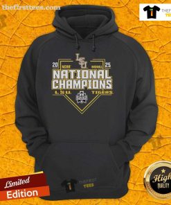 Official LSU Tigers National Champions Baseball 2025 Hoodie featuring team colors and logo for passionate fans.