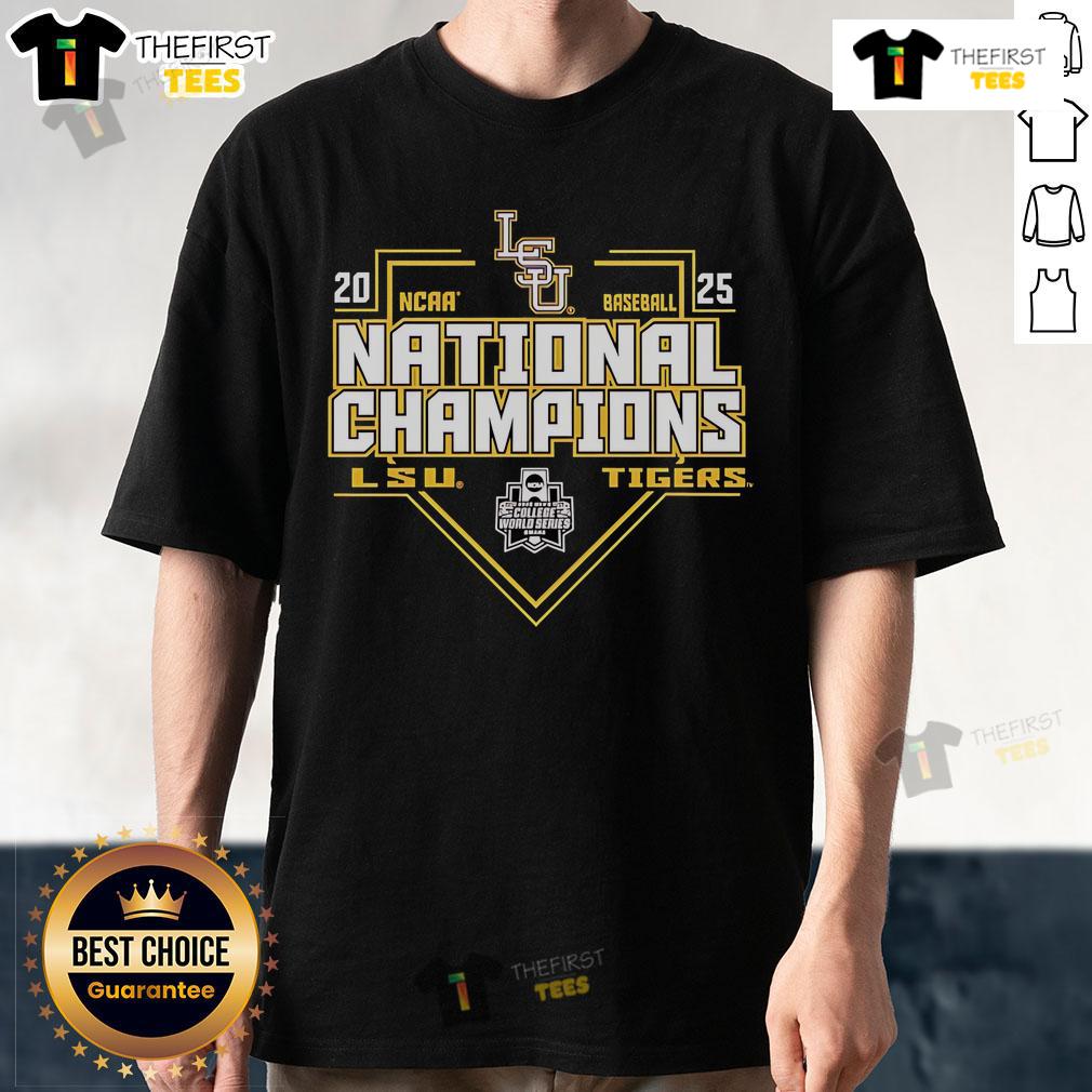 Official Lsu Tigers National Champions Baseball 2025 T Shirt Official LSU Tigers National Champions Baseball 2025 T-Shirt featuring vibrant team colors and championship logo design.