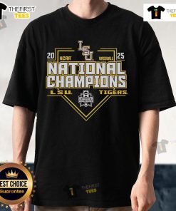 Official LSU Tigers National Champions Baseball 2025 T-Shirt featuring vibrant team colors and championship logo design.