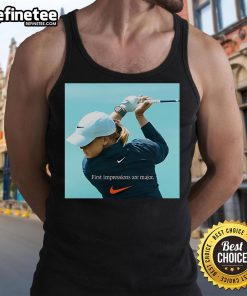 Official Maja Stark tank top showcasing first impressions at the U.S. Women's Open Championship, stylish and sporty design.