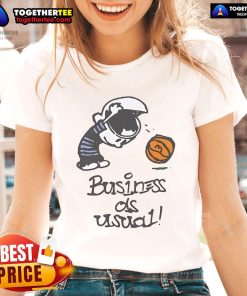 Official Market Studios Business As Usual Ladies Tee in stylish design, perfect for casual wear and everyday comfort.