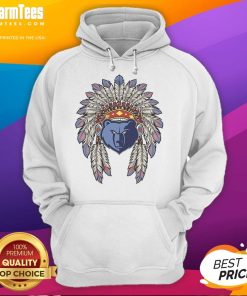 Official Memphis Grizzlies Native American logo hoodie featuring a stylish design and vibrant colors for fans.