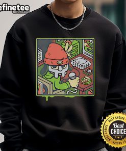 Official MF Doom Parappa The Rapper sweatshirt featuring iconic graphics and vibrant colors for fans of hip-hop and gaming.