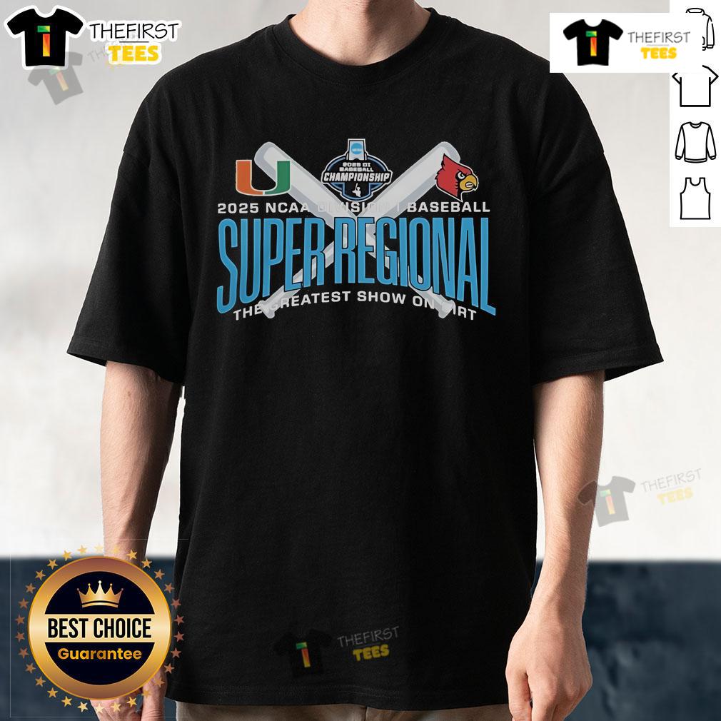 Official Miami Hurricanes Vs Coastal Carolina 2025 NCAA Baseball Super Regional T-Shirt Official Miami Hurricanes vs Coastal Carolina 2025 NCAA Baseball Super Regional T-Shirt featuring vibrant team logos.