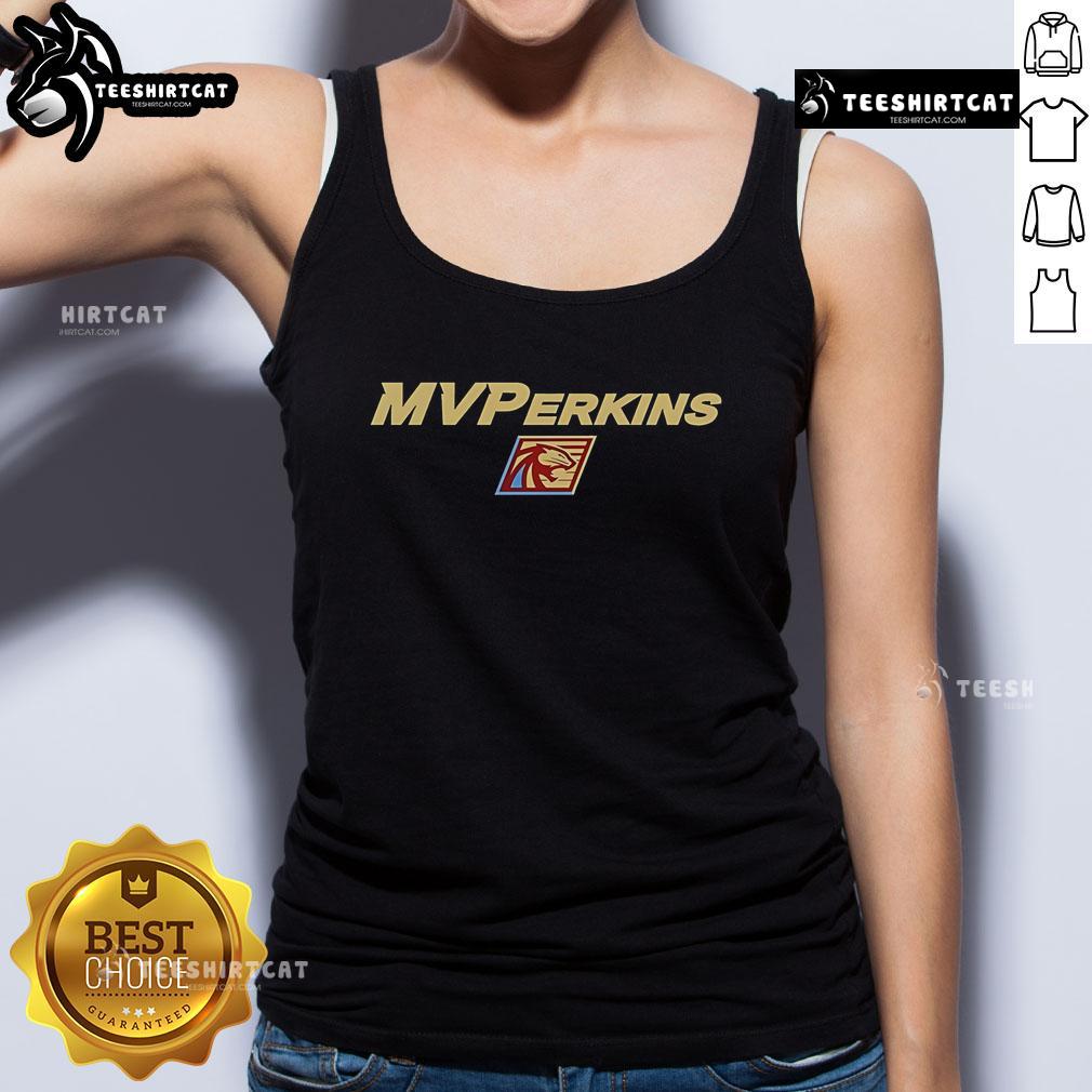 Official Michigan Panthers Mvperkins Tank Top Official Michigan Panthers MVPerkins tank top featuring vibrant team colors and logo for fans and athletes.