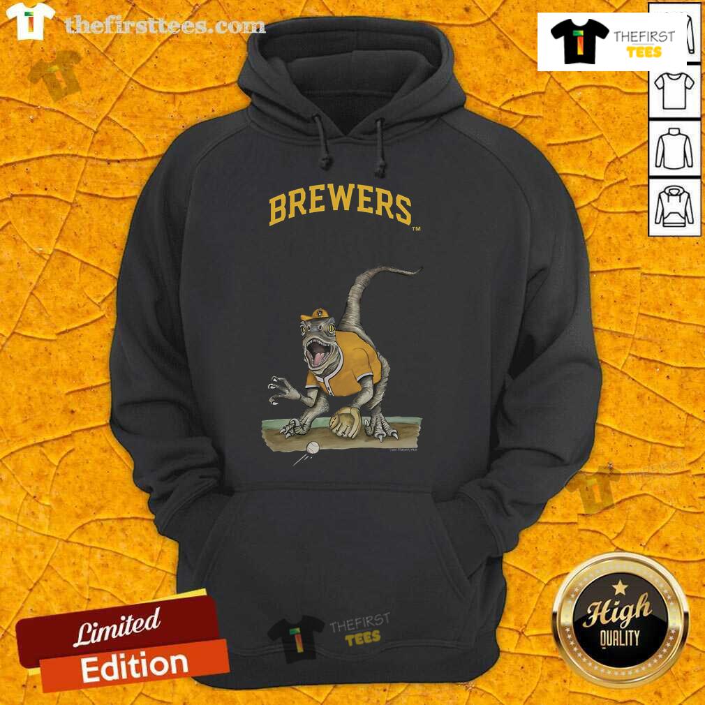 Official Milwaukee Brewers Tiny Turnip Velociraptor Hoodie Official Milwaukee Brewers Tiny Turnip Velociraptor Hoodie featuring a fun dinosaur design for fans and collectors.