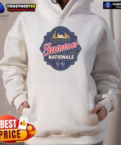 Alt Text: Official Milwaukee Wisconsin Summer Nationals 2025 logo hoodie featuring vibrant design and comfortable fit.