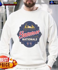 Official Milwaukee Wisconsin Summer Nationals 2025 Logo Sweatshirt featuring vibrant design and event branding.