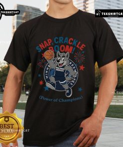 Official Minnesota Timberwolves Snap Crackle Boom Independence Day T-Shirt featuring vibrant design and team logo.