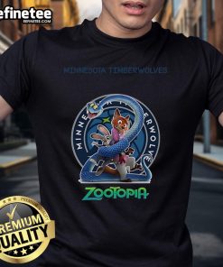 Official Minnesota Timberwolves Zootopia 2 T-Shirt