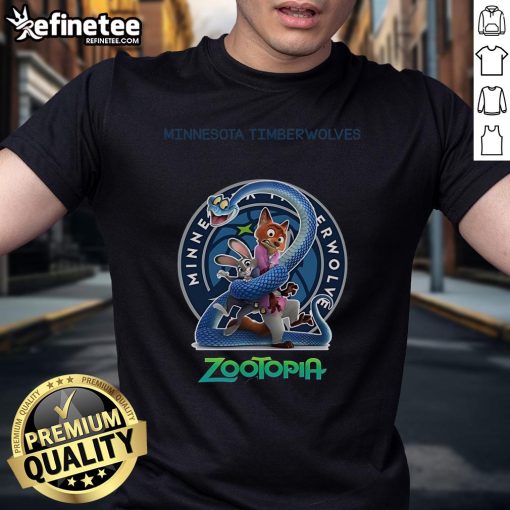 Official Minnesota Timberwolves Zootopia 2 T-Shirt