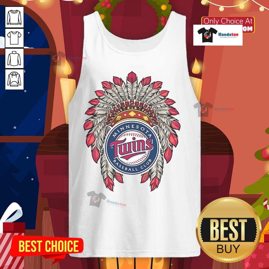 Official Minnesota Twins Native American Logo Tank Top Official Minnesota Twins Native American logo tank top featuring vibrant colors and stylish design for fans.