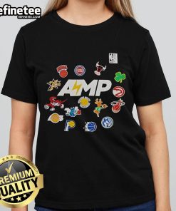 Official Mitchell & Ness NBA AMP Ladies Tee featuring stylish design, perfect for female basketball fans and casual wear.