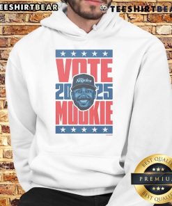 Alt Text: Mookie Betts 2025 Vote Hoodie featuring a stylish design, perfect for fans supporting the MLB star in the upcoming election.