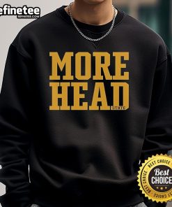 Official Morehead State sweatshirt in blue, featuring the university logo and comfortable fit for fans and students.