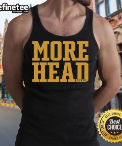 Alt Text: Official Morehead State tank top featuring the university logo and vibrant colors, perfect for fans and casual wear.