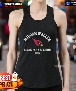 Official Morgan Wallen State Farm Stadium 2025 Tank Top featuring vibrant design and concert-themed graphics.