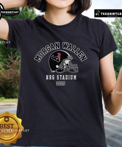 Official Morgan Wallen X Houston Texans NRG Stadium 2025 Tour Ladies Tee featuring vibrant colors and stylish design.
