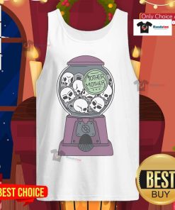 Official Mother Mother Skull Machine Tank Top featuring a unique skull graphic and stylish design for fans.