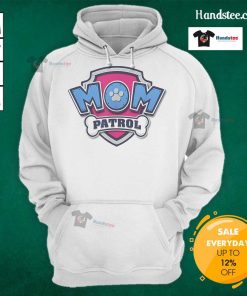 Official Mother's Day Mom Patrol Badge Hoodie featuring a vibrant design celebrating moms on their special day.