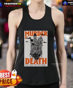 Official Murder By Death July 19, 2025 poster on a tank top at First Avenue, Minneapolis, MN.