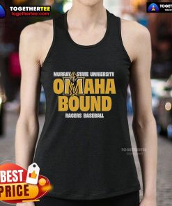 Official Murray State Omaha Bound Tank Top featuring vibrant design and logo, perfect for fans and summer wear.