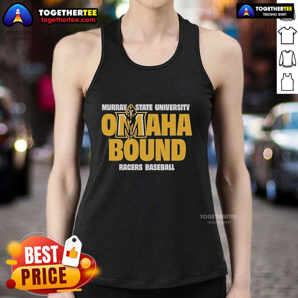 Official Murray State Omaha Bound Tank Top Official Murray State Omaha Bound Tank Top featuring vibrant design and logo, perfect for fans and summer wear.