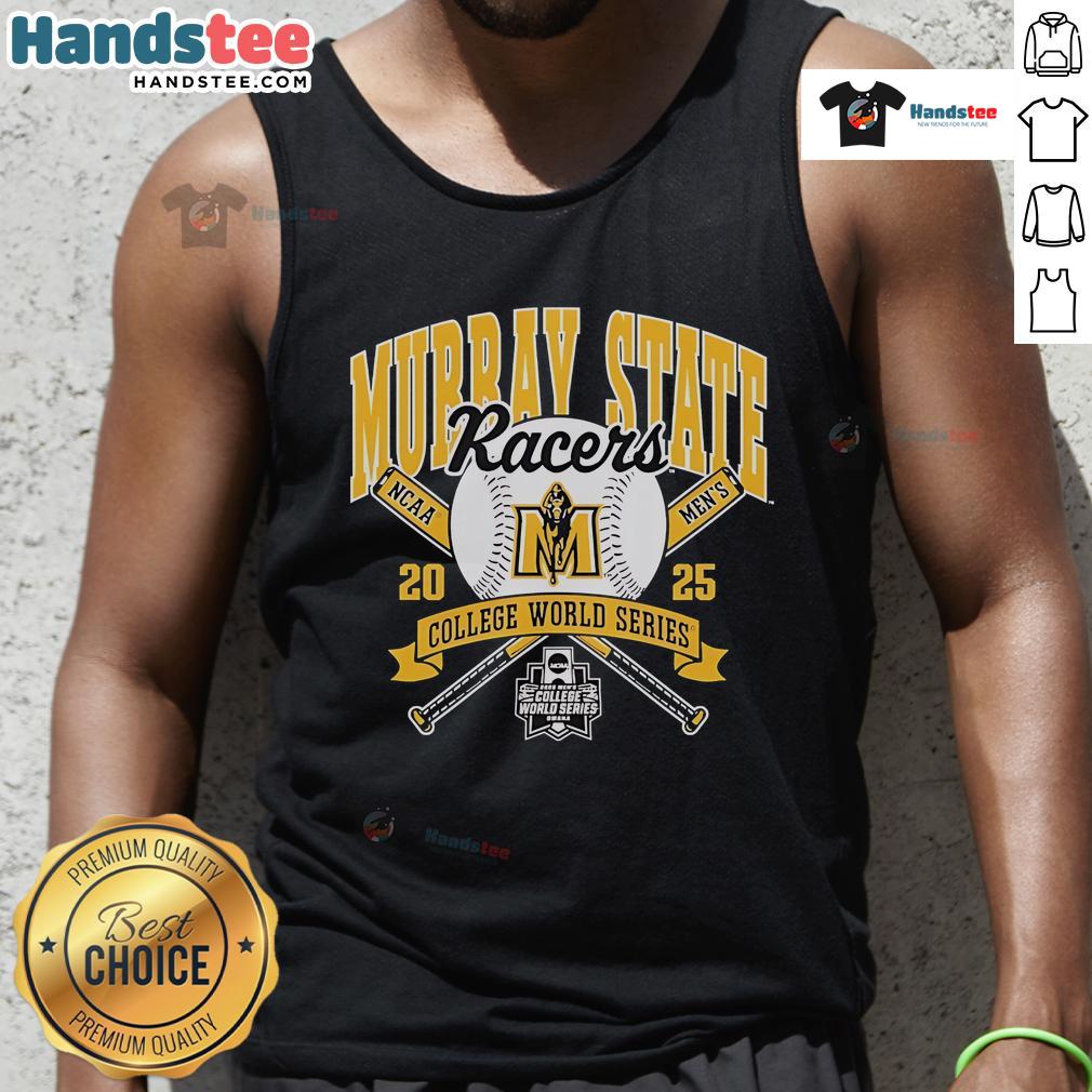 Official Murray State Racers 2025 College World Series Tank Top Official Murray State Racers 2025 College World Series tank top featuring team logo and vibrant design, perfect for fans.
