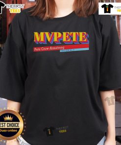 Alt Text: Official MVPETE Pete Crow-Armstrong centerfield ladies tee showcasing stylish design and team spirit for fans.