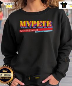 Alt Text: Official MVPETE Pete Crow-Armstrong centerfield sweatshirt featuring stylish design and vibrant team colors.