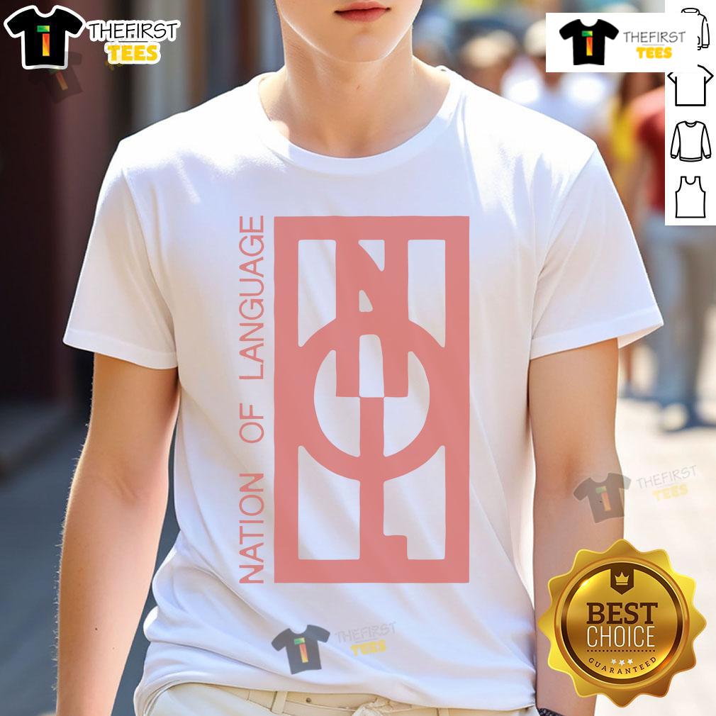 Official Nation Of Language Dance Called Memory Logo T Shirt Alt Text: Official Nation Of Language Dance Called Memory logo T-shirt featuring vibrant design and bold graphics.