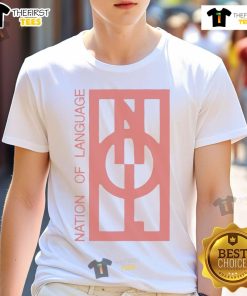 Alt Text: Official Nation Of Language Dance Called Memory logo T-shirt featuring vibrant design and bold graphics.