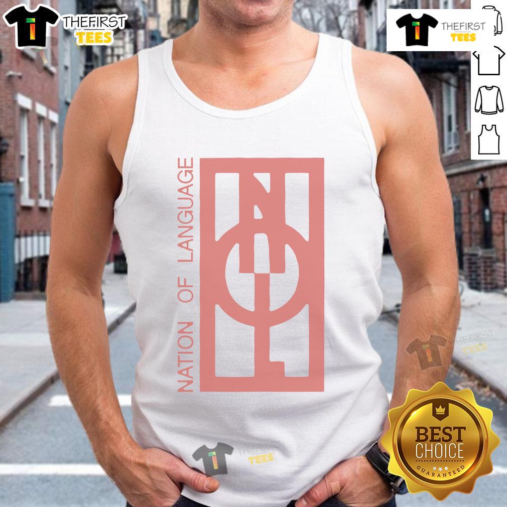 Official Nation Of Language Dance Called Memory Logo Tank Top Alt Text: Official Nation of Language Dance Called Memory logo tank top featuring vibrant design and unique branding.