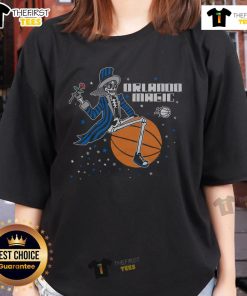 Official NBA x Grateful Dead x Magic Ladies Tee featuring vibrant graphics and a comfortable fit for fans and collectors.
