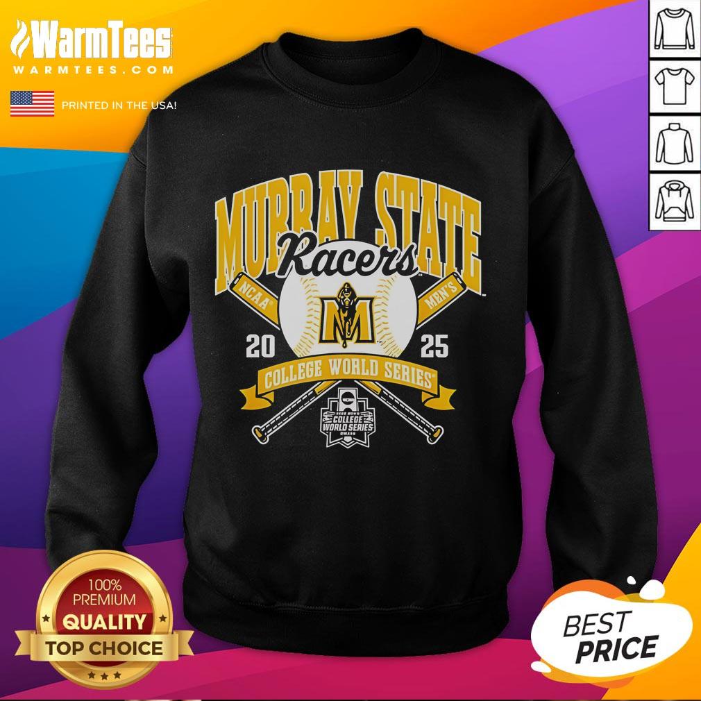 Official Ncaa Murray State Racers College World Series 2025 Baseball Sweatshirt Official NCAA Murray State Racers College World Series 2025 Baseball Sweatshirt in blue with team logo and design.