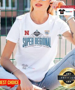Official Nebraska Cornhuskers vs Tennessee Volunteers 2025 NCAA Baseball Super Regional ladies tee showcasing team pride.