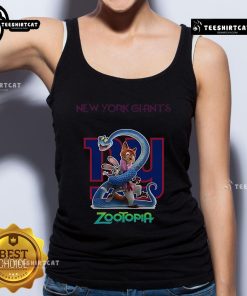 Official New York Giants Zootopia 2 tank top featuring vibrant graphics and team colors, perfect for fans.