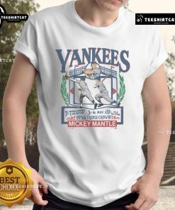 Official New York Yankees Mickey Mantle Awards T-Shirt featuring vintage design and iconic player graphics.
