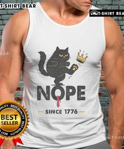Men's tank top with 'No Kings In America, We The People' political design, perfect for patriotic events and casual wear.