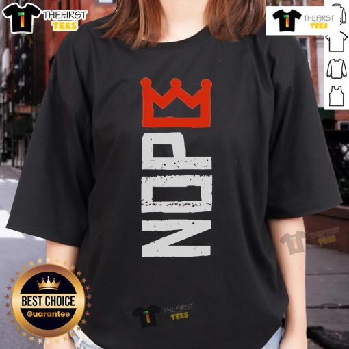 Official No Kings Nope protest sign on a horizontal ladies tee, showcasing bold activism and stylish apparel for supporters.