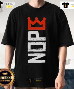 Alt Text: Official No Kings Nope protest sign horizontal T-shirt, featuring bold text and a vibrant design for activists.