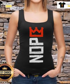 Alt Text: Horizontal tank top featuring 'No Kings Nope' protest sign design for activism and equality supporters.