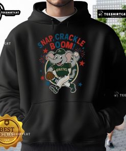 Official Oakland Athletics Snap Crackle Boom hoodie for Independence Day, featuring vibrant team colors and champion design.
