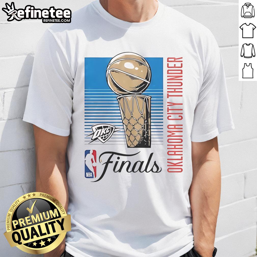 Official Okc Thunder Finals Retro Lines 2025 T Shirt Official OKC Thunder Finals Retro Lines 2025 T-Shirt featuring bold design and team colors for basketball fans.