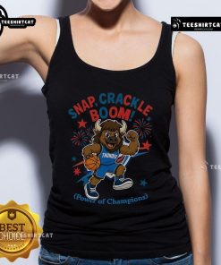 Official Oklahoma City Thunder Snap Crackle Boom Independence Day Tank Top featuring vibrant team colors and logo.